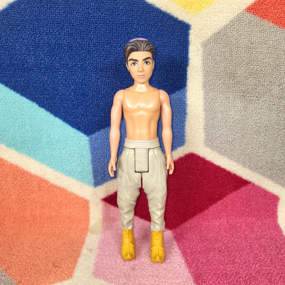 Disney 2018 Hasbro Aladdin Prince Ali‎ Action Figure Toy Doll Yellow Boots